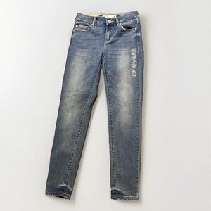 Garage Size 5 Jeans Mid Rise Stretch Jegging Skinny Light Wash Blue Jean…